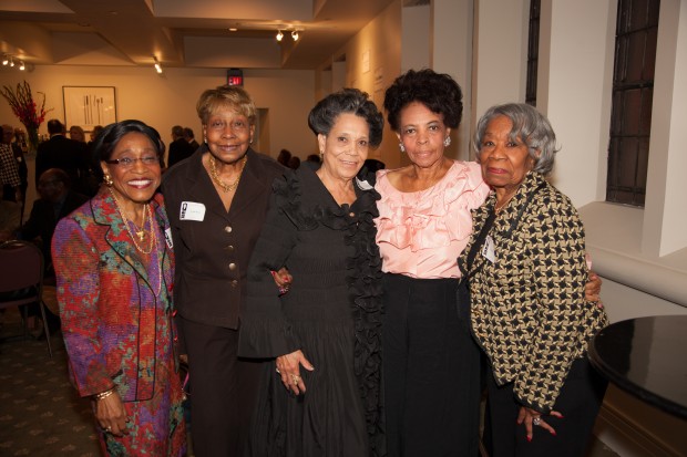 Mary Polk, Georgia Rusan, Mary Hayden, Betty O’Neil, Albernice Fagen